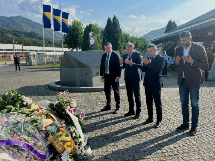 Vojin Mijatović i delegacija Vlade FBiH posjetili MC Srebrenica