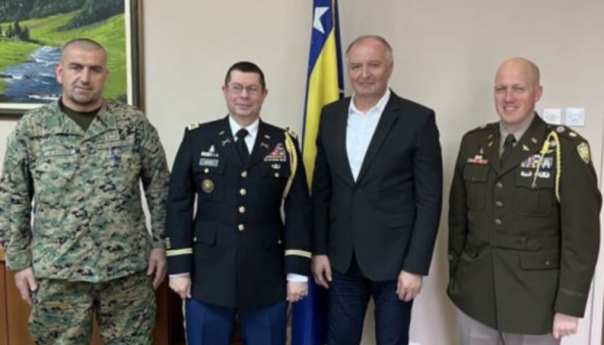 Vojni ataše SAD posjetio Ministarstvo odbrane BiH