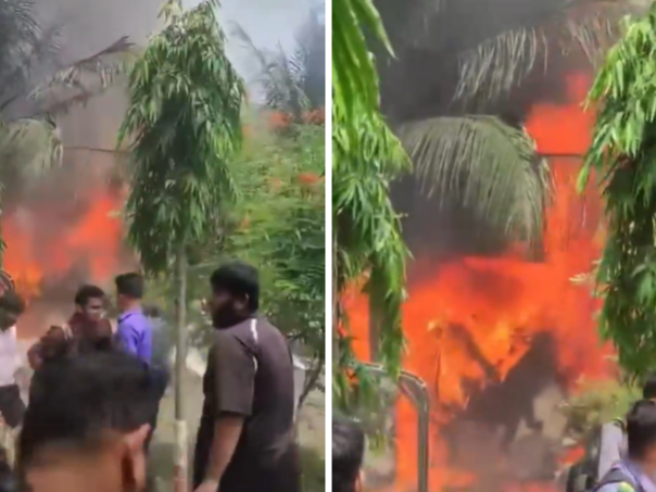 Vojni avion se srušio na školu u Daki, najmanje 19 ljudi poginulo