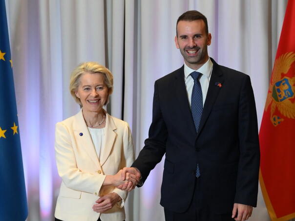 Von der Leyen: Crna Gora predvodnica u procesu pristupanja