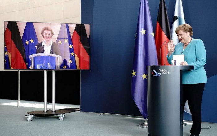Von der Leyen i Merkel pozivaju na što brži dogovor o planu za oporavak