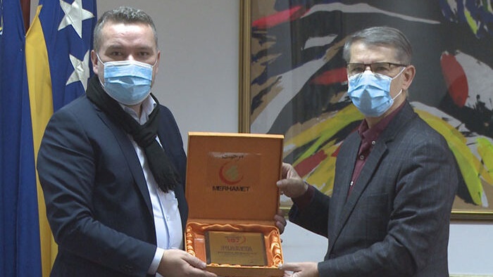 Vrbanjac uručio 'Plaketu Merhameta' gradonačelniku Imamoviću 