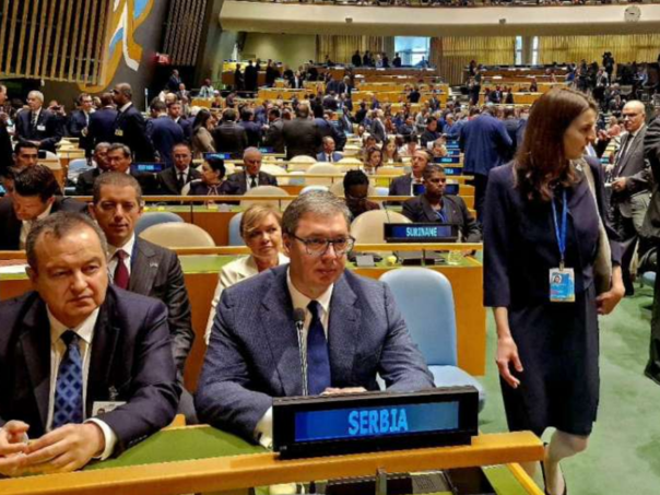 Vučić: Gaženje Povelje UN u slučaju Srbije najava problema