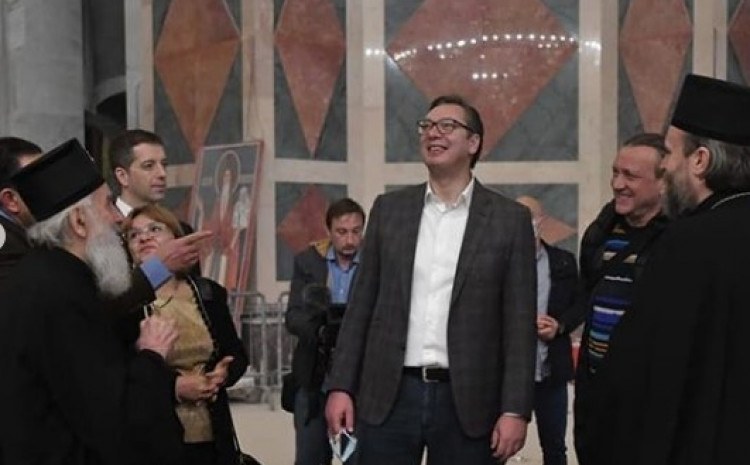 Vučić: Hram Svetog Save izgleda bolje i od Aja Sofije