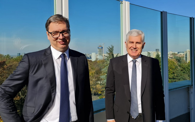 Vučić i Čović razgovarali u Beogradu