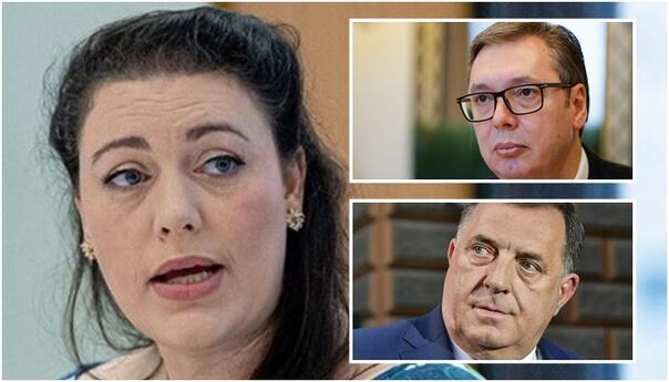 Vučić i Dodik napali i drsko vrijeđali britansku zastupnicu