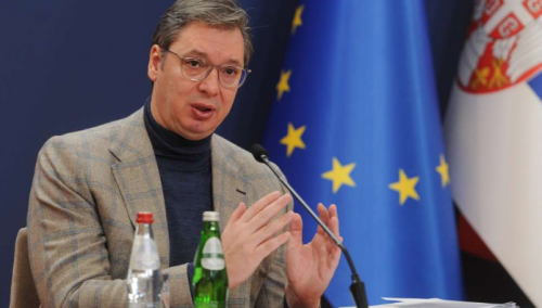 Vučić i Pirc Musar porječkali se pred novinarima o slobodi medija