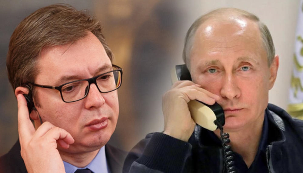 Vučić i Putin danas će razgovarati telefonom