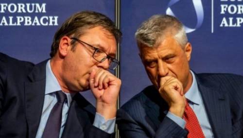 Vučić i Tači se sastali u Bijeloj kući
