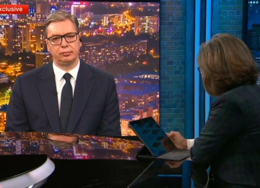 Vučić na CNN nije htio reći da se ne slaže s politikom Milorada Dodika