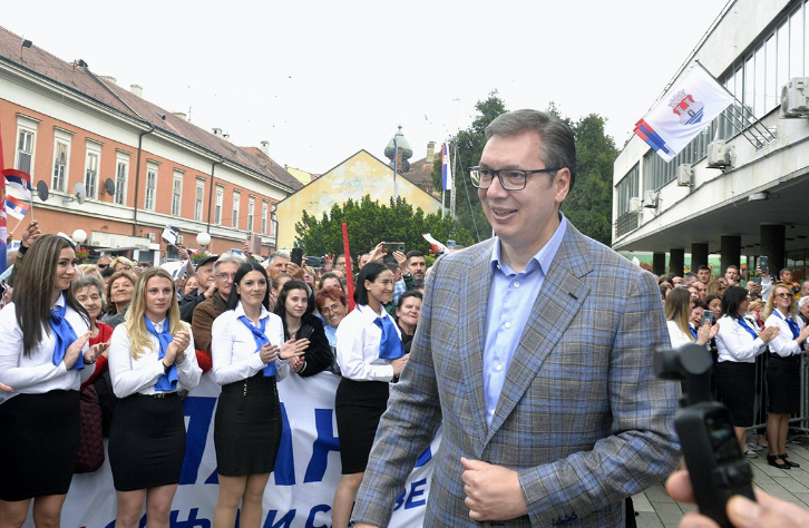 Vučić na mitingu u Pančevu: Srbija se suočava sa bezbroj teškoća