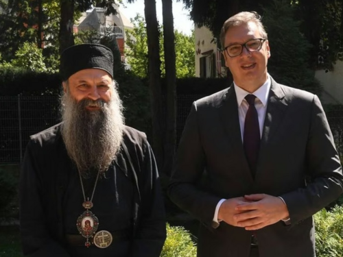 Vučić o presudi patrijarhu Porfiriju: On je žrtva i mučenik