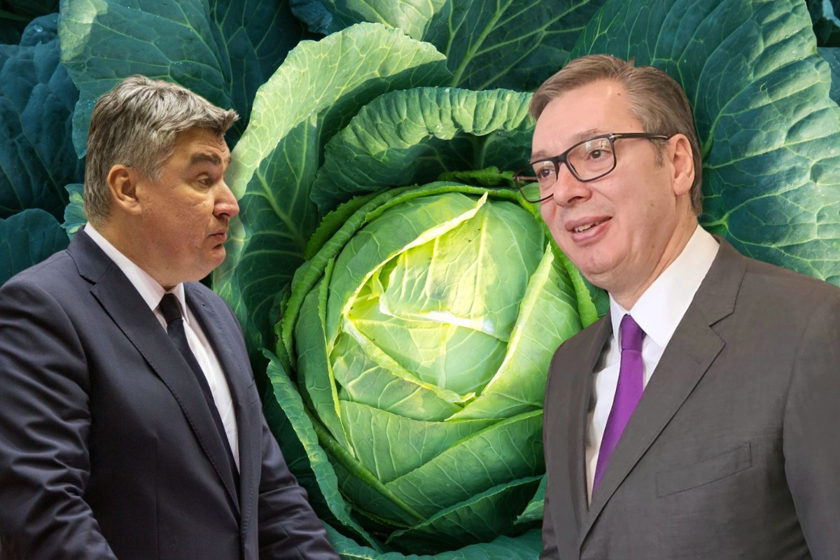 Vučić odgovorio Milanoviću: Poslaću mu glavicu kupusa