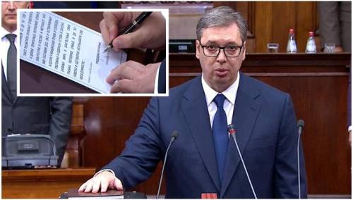 Vučić položio zakletvu