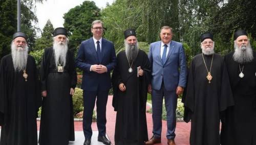 Vučić, Porfirije i Dodik o RS-u i Kosovu