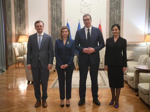Vučić primio u posjetu prvu damu Ukrajine Olenu Zelensku