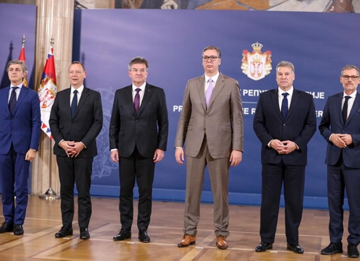 Vučić s predstavnicima Kvinte: Težak sastanak