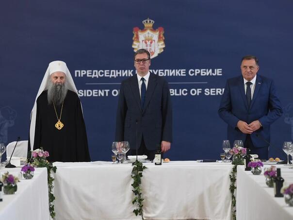 Vučić sa Dodikom: Srbija i RS će se 23. maja boriti zajednički