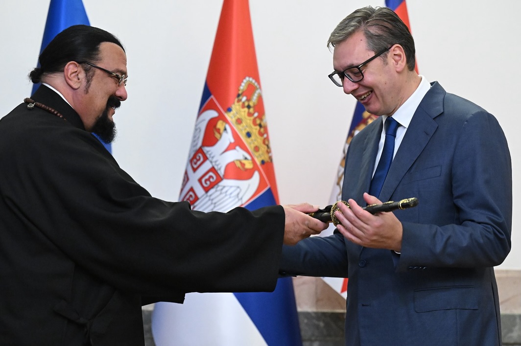 Vučić sa Seagalom: "Srbiju doživljava kao drugu domovinu"