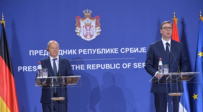 Vučić: Scholz bio oštar, tražio da se priključimo sankcijama Rusiji