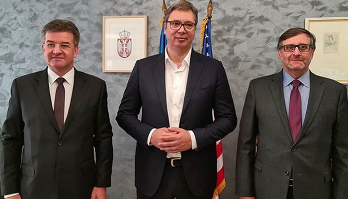 Vučić u Briselu sa Lajčakom i Palmerom, razgovor o odnosima s Kosovom