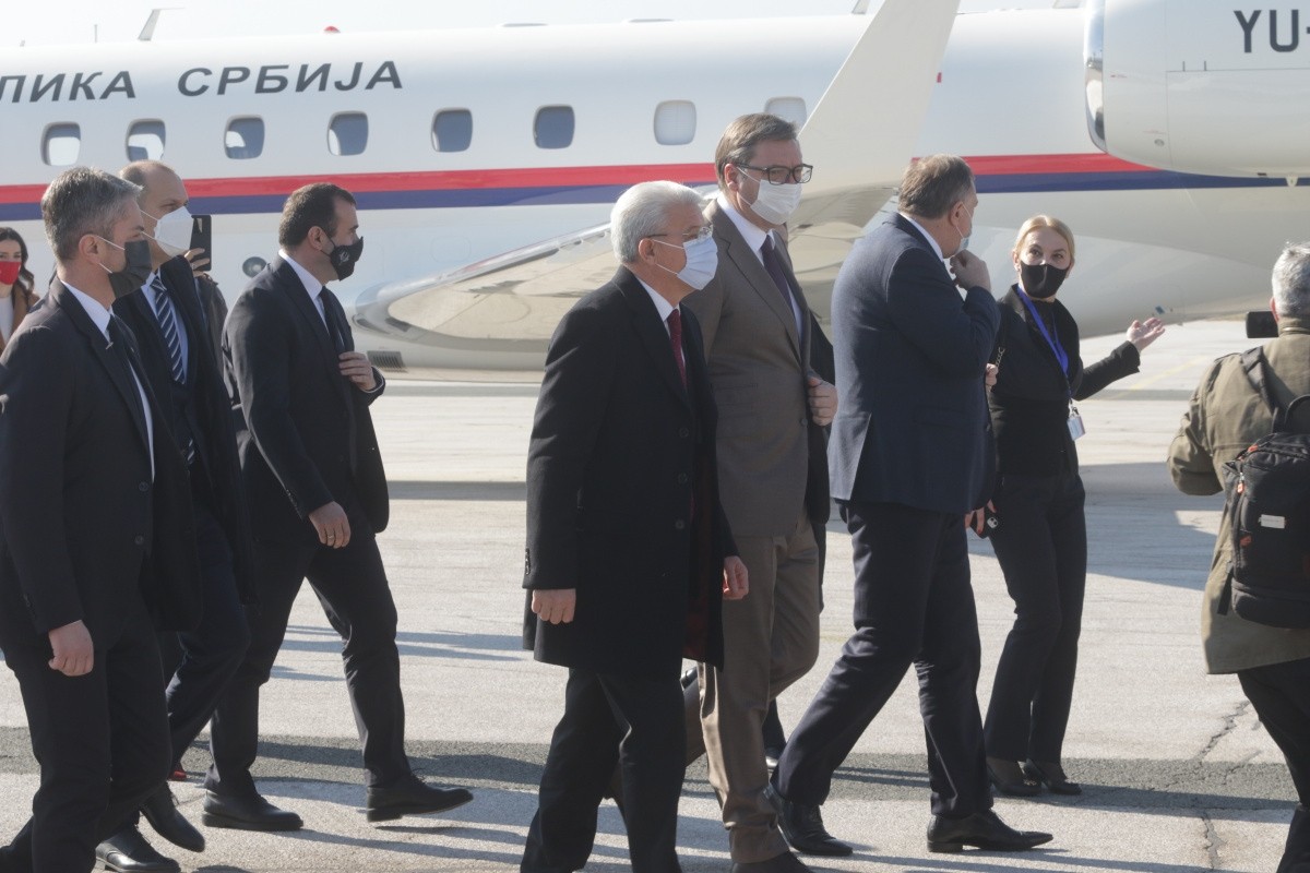Vučić u Sarajevu sa članovima Predsjedništva BiH