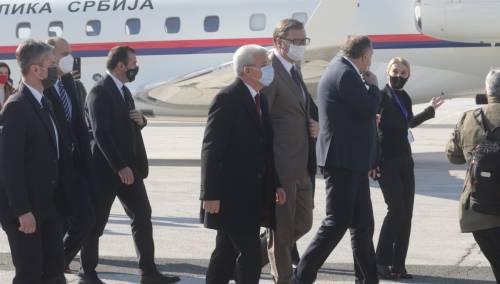 Vučić u Sarajevu sa članovima Predsjedništva BiH