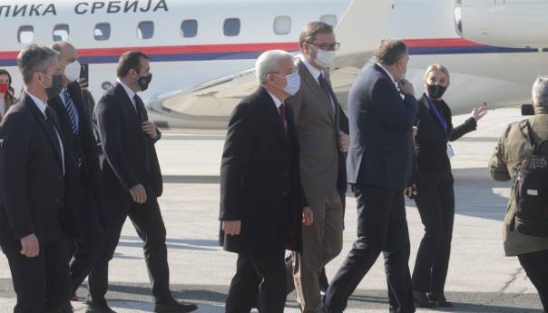 Vučić u Sarajevu sa članovima Predsjedništva BiH