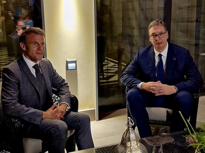 Vučić: Zahvalio sam Macronu na spremnosti da čuje stavove Beograda