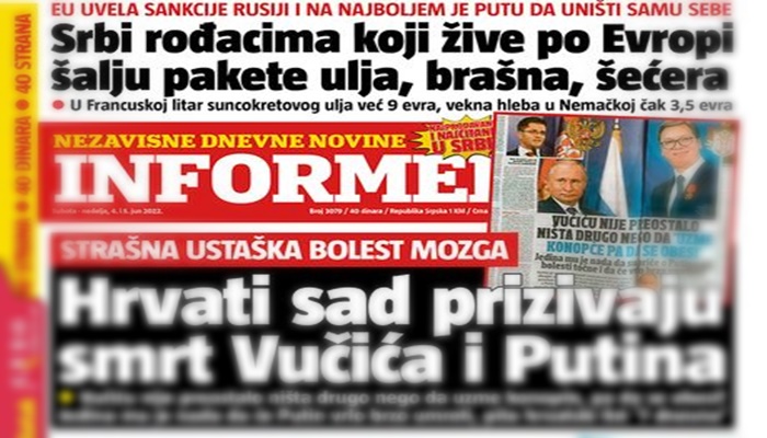 Vučićeva propaganda: Srbi šalju pakete pomoći u Evropu