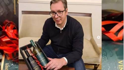 Vučiću iz Slovenije na poklon poslali vina, uključujući Malvaziju