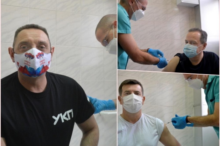 Vulin, Dačić i Đerlek primili rusku vakcinu Sputnjik V