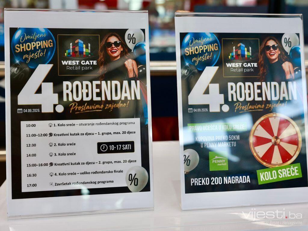 West Gate Retail Park slavi rođendan, kupci love velika sniženja