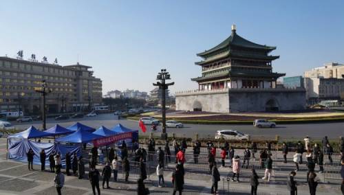 Xi'an proširuje Covid restrikcije, postavljeno 4.400 mjesta za testiranje