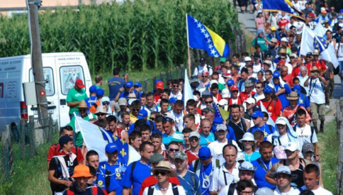 Za 'Marš mira' prijavljeno oko 1.600 osoba iz svih dijelova svijeta