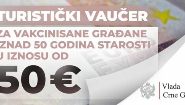 Za vakcinisane u Crnoj Gori turistički vaučer od 50 eura