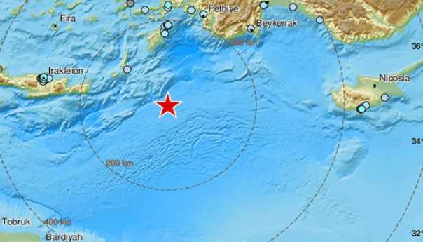 Zabilježen snažan potres kod ostrva Karpatos u Grčkoj