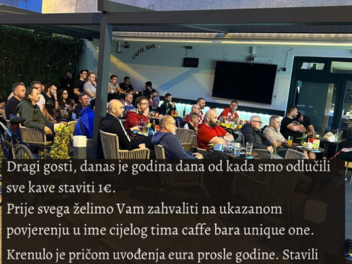 Zagrebački kafić: '365 dana smo kuhali kafu za 1 euro, kuhat ćemo i narednih 366'