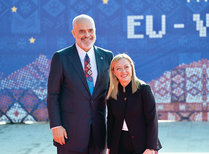 Zajednička sjednica vlada Italije i Albanije 13. novembra