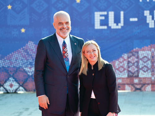 Zajednička sjednica vlada Italije i Albanije 13. novembra