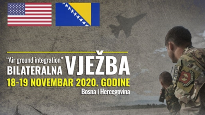 Zajednička vojna vježba OSBiH i SAD u Glamoču i na Manjači