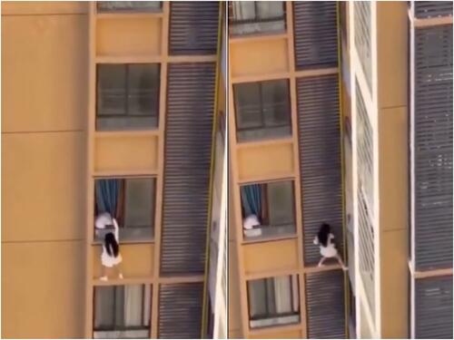 Zamalo otkrivena afera: Ljubavnica pobjegla kroz prozor na 10. spratu