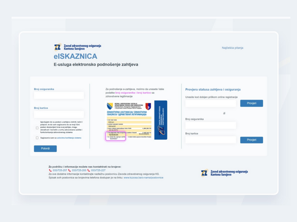 Moguća zamjena isteklih elektronskih zdravstvenih legitimacija online
