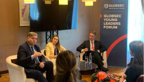 Zamjenik MVP BiH Josip Brkić sudjeluje na GLOBSEC Bratislava Forumu 2022.