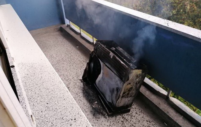 Zapalila se klima u zgradi MUPRS-a, pričinjena manja šteta