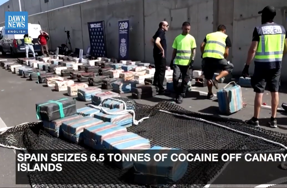 Zaplijenjeno 6,5 tona kokaina kod Kanarskih ostrva