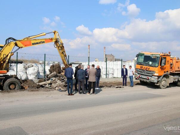 Započela rekonstrukcija cestovnog ulaza u Lukavac: Projekat od 6,5 miliona KM