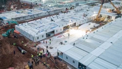 Zarazna bolnica u Wuhanu sagrađena u 8 dana prima prve pacijente