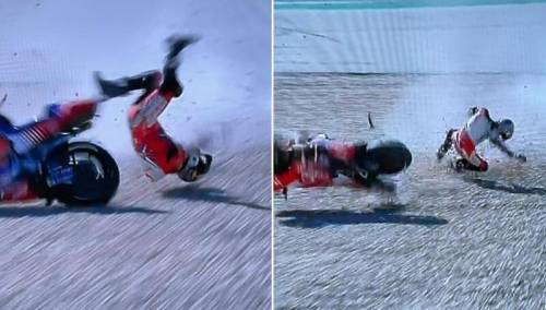 Zastrašujući pad španskog motocikliste