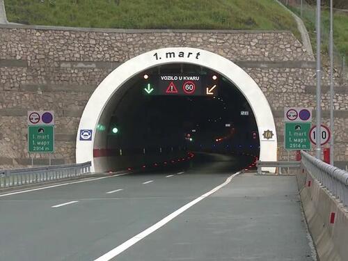 Zatvoren smjer Zenica-Lašva zbog servisiranja tunela 1. mart